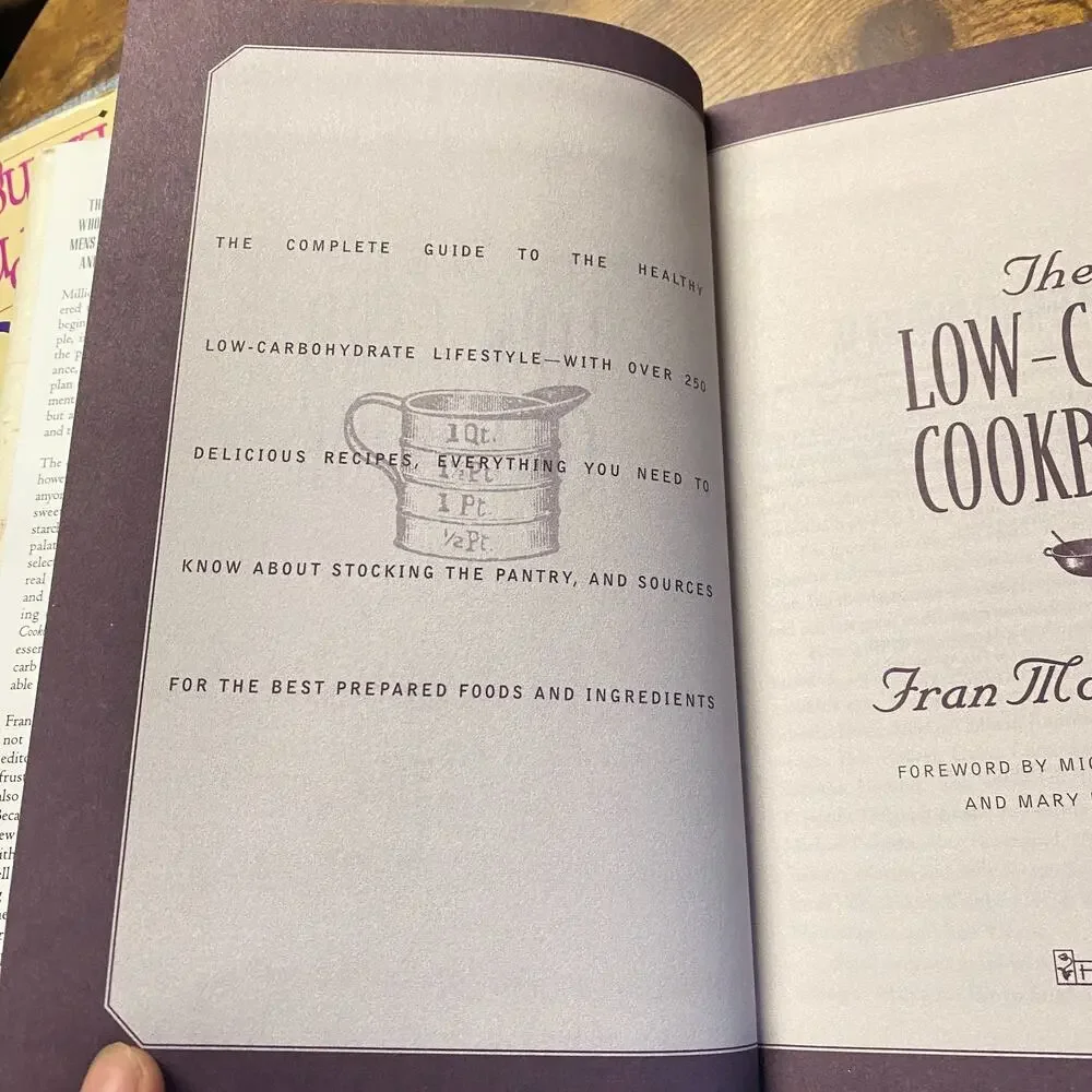 Low-Carb Cookbook Low-Carbohydrate Lifestyle Fran McCullough 1997
